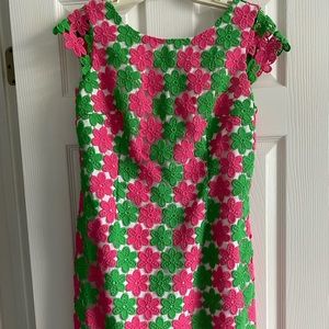 Lily Pulitzer Pink and Green Dress